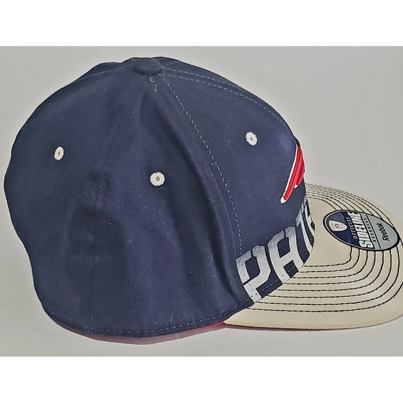 Reebok NFL New England Patriots Baseball Cap NWT Navy/Cream/Red/White Paneled - Picture 7 of 12